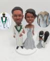 Custom cake topper bobblehead wedding gift