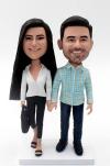 Custom couple bobblehead-Dress in Casual