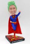 Custom Bobbleheads Superman Superwoman top salesperson awards