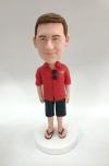 Personalised male bobblehead doll