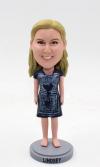 Personalised female bobblehead doll