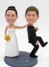 Funny wedding Cake topper runaway groom