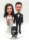 Custom wedding cake topper made from photos