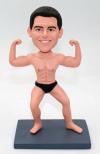 Custom bodybuilder bobblehead fitness