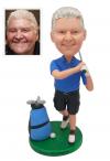 Custom golfer bobblehead