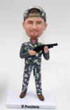 Custom bobbleheads with gun