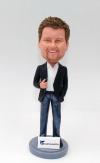 Personalized Businessman Bobbleheads The Best Boss Rewards