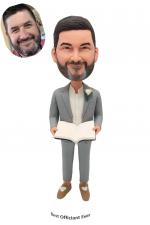 Best Officiant Ever Gifts - Custom Bobbleheads wedding gifts ideas for wedding officiant pastors