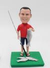 Custom fishing bobbleheads