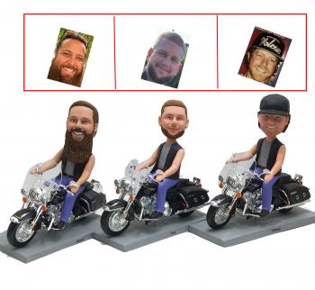 Custom motorcycle bobblehead Harley Davison