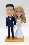 Wedding cake topper bobble heads