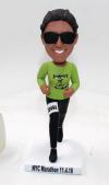 Custom Marathon runner bobblehead