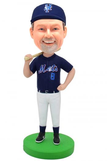 Custom baseball bobblehead New York Mets figurine