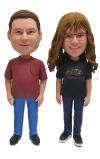 Christmas bobbleheads gifts for dad and mum