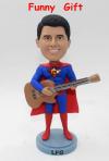 Superman playing the guitar Custom bobbleheads