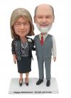 Custom Couple Bobblehead Retirement Gift for parents