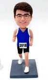 Custom Bobblehead marathon runner