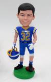 Custom Bobblehead football player