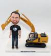 Custom bobblehead-Man with escavator