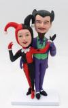 Custom bobblehead Harley Quinn and Joker