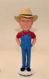 Custom farmer bobblehead