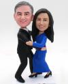 Custom dancing couple cake topper gift