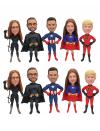 Custom superhero bobbleheads