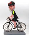 Custom riding bike bobblehead