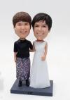 Lesbian wedding cake toppers