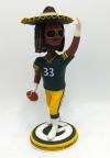 Custom baseball player bobblehead green bay packers