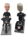 Custom motorcycle bobblehead doll Harley Davison