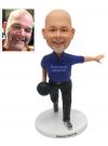 Custom Bobblehead Bowling Retirement Bubble head