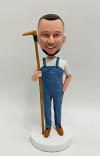 Custom bobblehead- Farmer