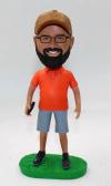 C Disc golf bobbleheads