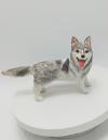 Custom dog bobblehead husky puppy