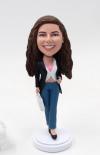 custom female bobblehead