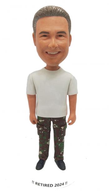 Bobblehead retired gift custom retirement bubblehead