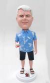 Custom bobblehead hawaii style