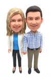 Custom bobblehead Christmas gifts for parents doctor mom