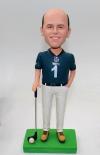 Custom bobblehead-golf er in Philadelphia Eagles jersey