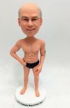 Custom swimmer bobbleheads swimming