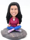 Yoga custom bobblehead