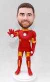 Personalized Bobbleheads My face superhero ironman