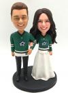 Custom sports wedding bobblehead Make Bobble heads