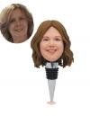 Personalized Wine Stopper Custom Bobble Head Wine Stoppers