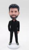 Custom bobbleheads doll-Man in Casual