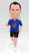 Personalized running bobbleheads runner