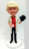 Custom bobblehead palying cards with foam finger