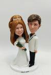 Wedding bobblehead made from old photo 1970s