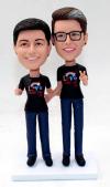 Same Sex Lesbian Wedding Bobbleheads